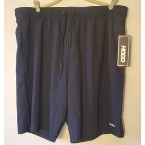 Hodo Sports Black Drawstring Athletic Shorts Lined Mens XXL New
